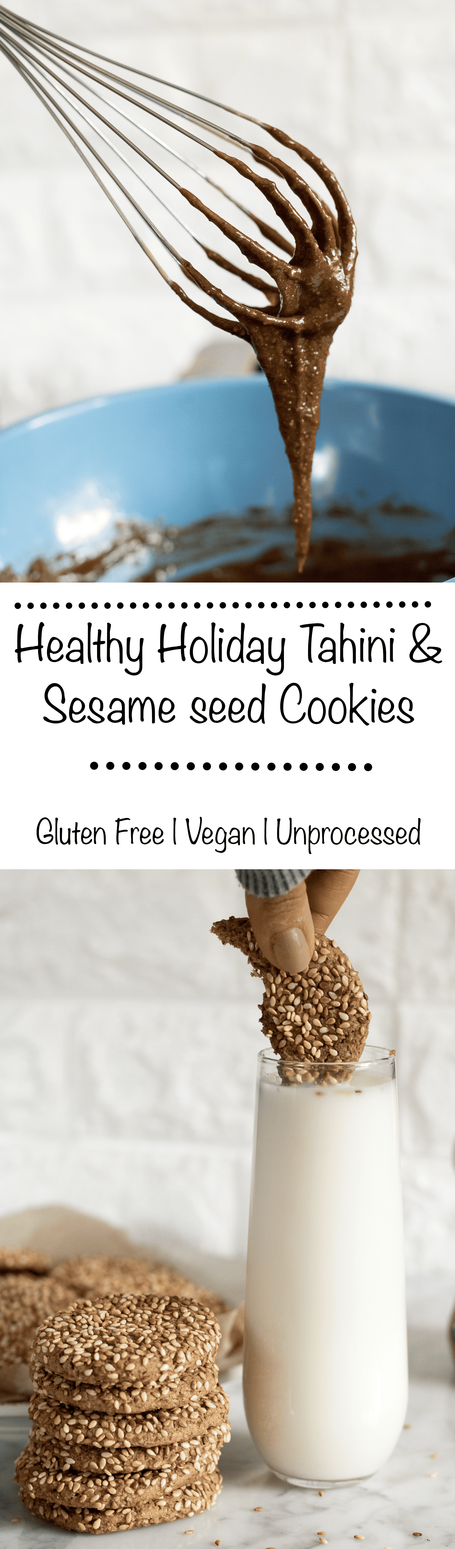 Sesame Tahini Cookies {Gluten-Free / Dairy-Free} - FeelGoodFoodie