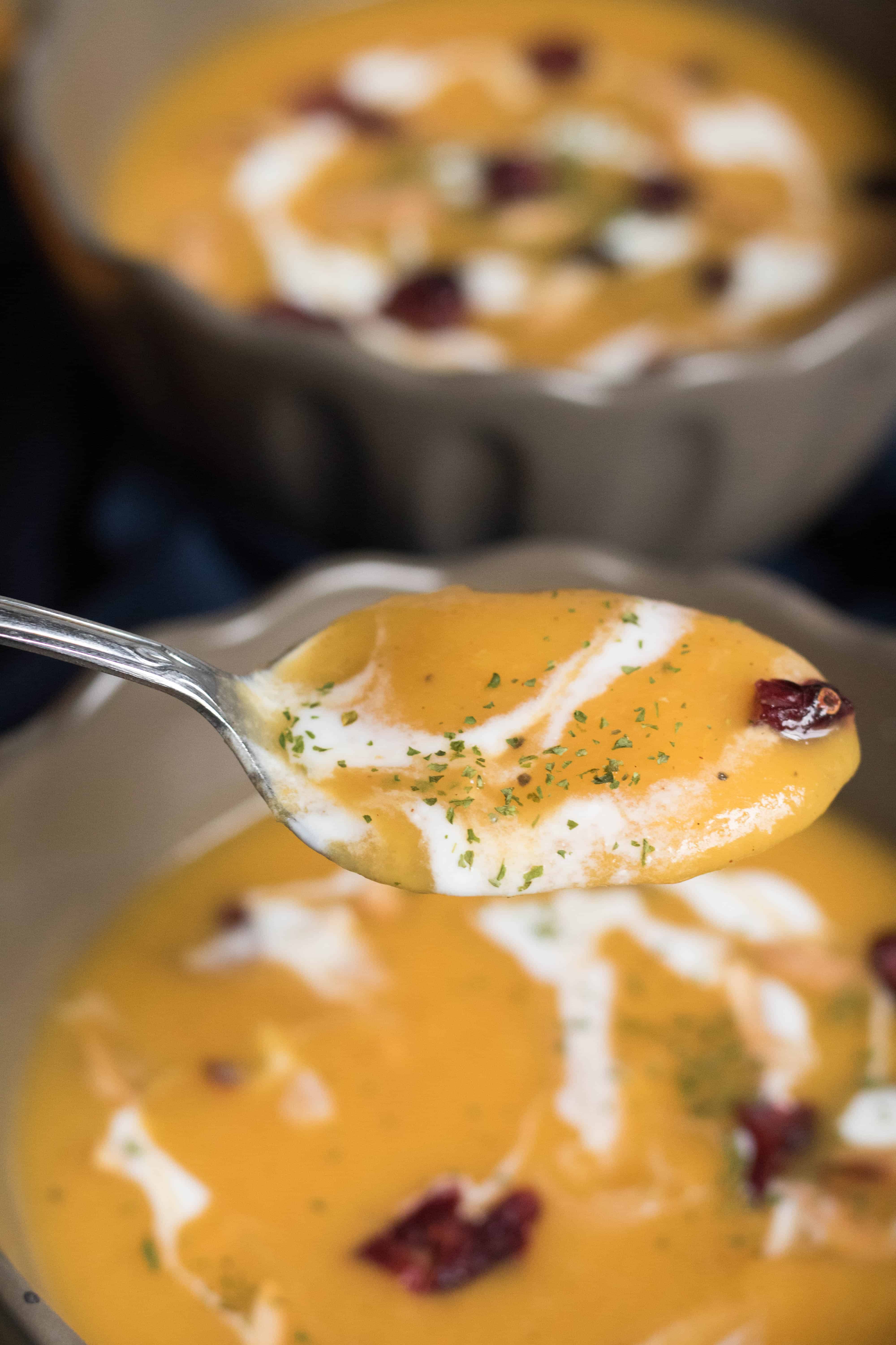 delicious butternut squash soup