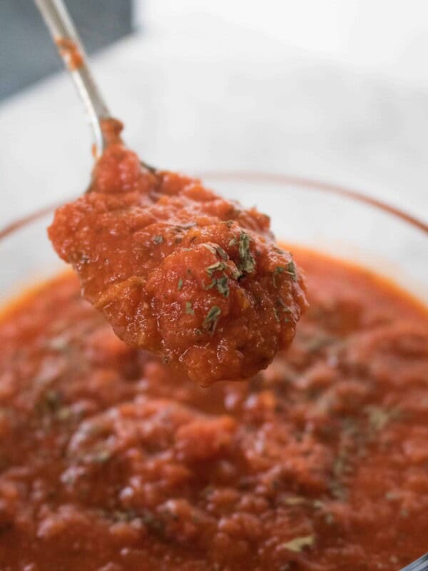 Easiest most delicious marinara sauce with a secret ingredient!