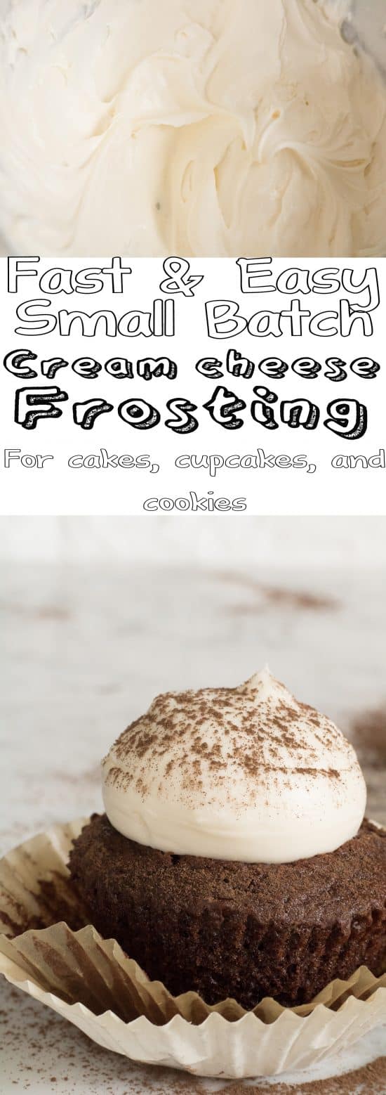 Small Batch Cream Cheese Frosting Lifestyle of a Foodie