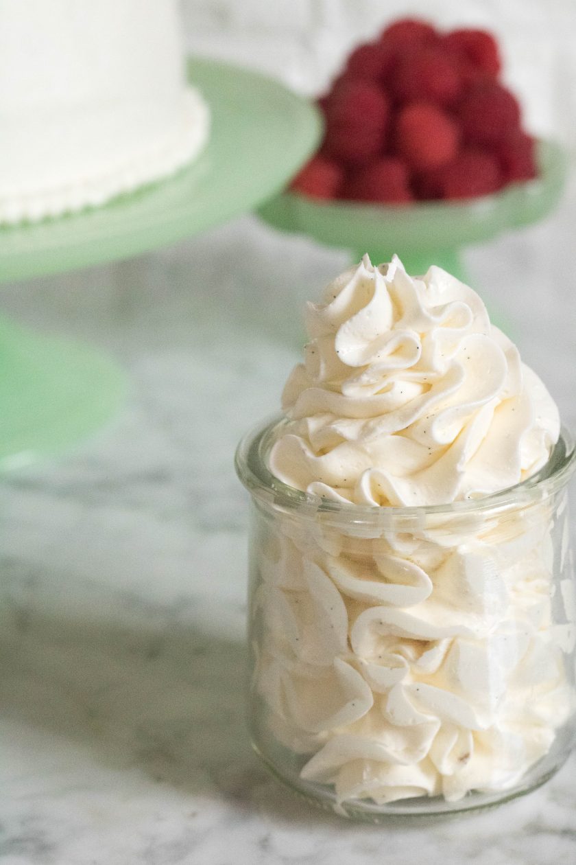 Vanilla Bean Italian Meringue Buttercream - Lifestyle of a Foodie