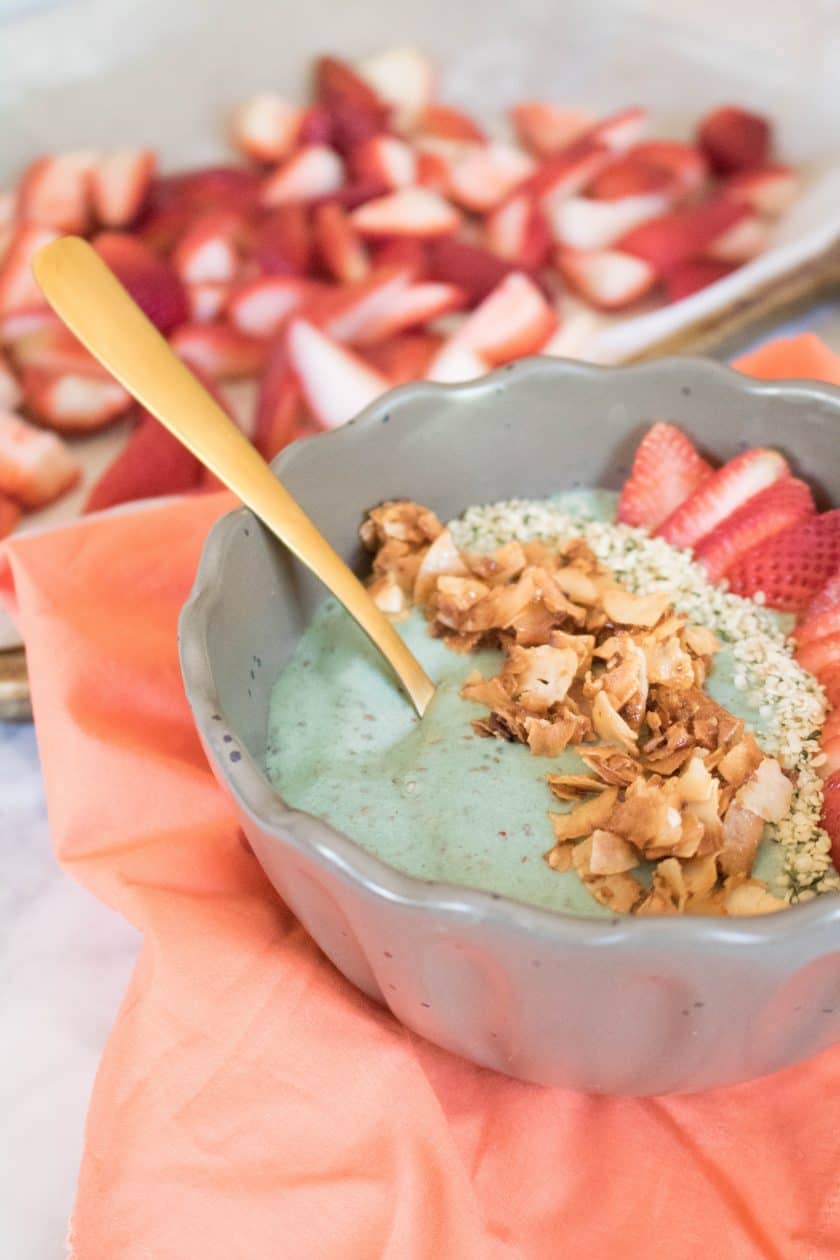 Allergy Relief Green Smoothie Bowl Lifestyle of a Foodie