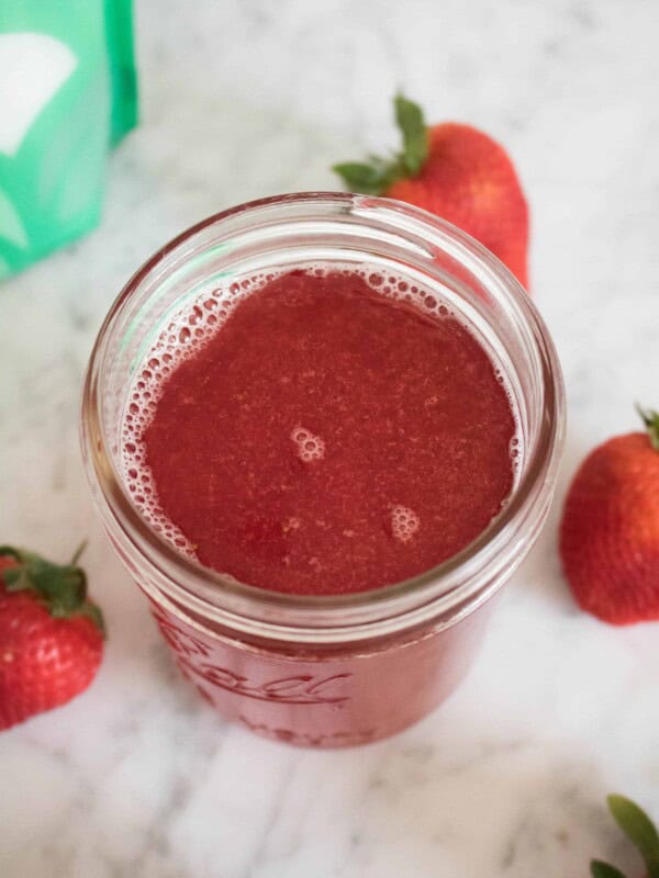 Xylitol strawberry simple syrup