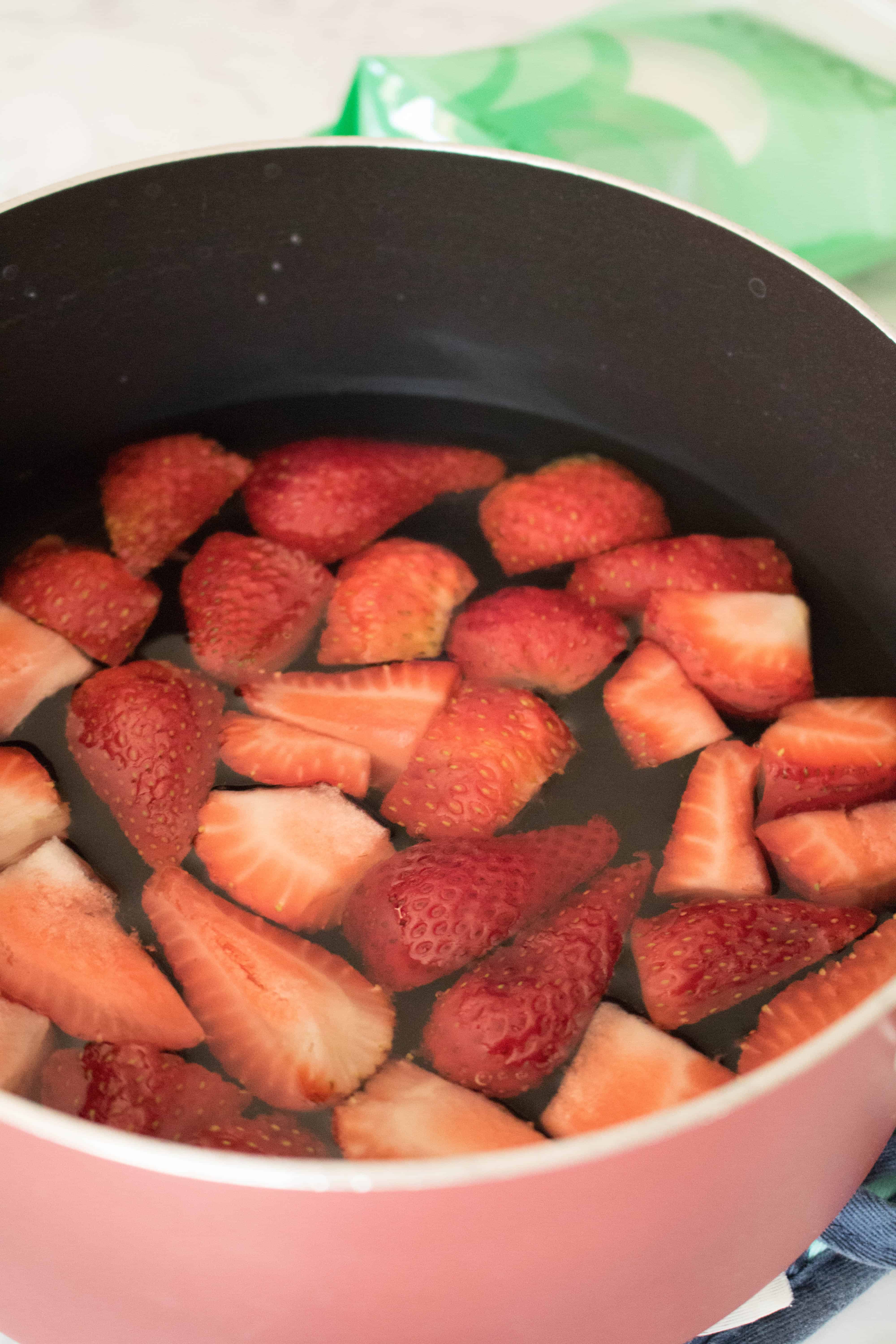 3Ingredient Low Carb Strawberry Xylitol Simple Syrup Lifestyle of a