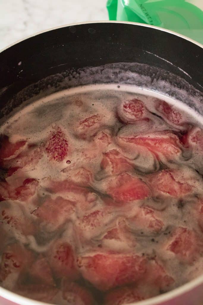 3Ingredient Low Carb Strawberry Xylitol Simple Syrup Lifestyle of a