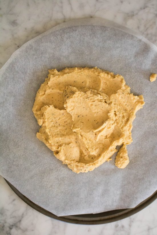 Easy Glutenfree Chickpea Pizza Crust Lifestyle of a Foodie