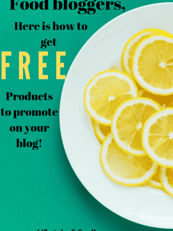 Free stuff for beginner food blogger