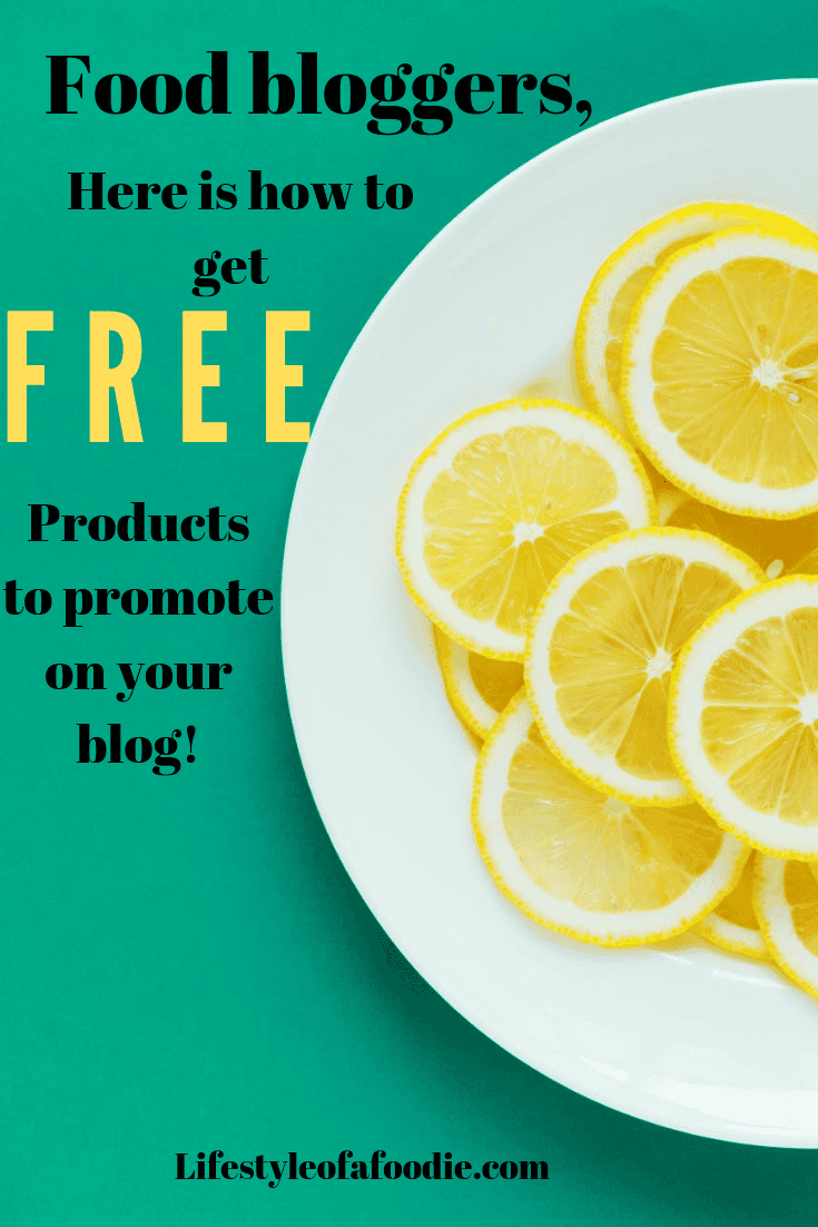 Food bloggers! here is how you can get free things to promote on your blog too! how to post for pinterest