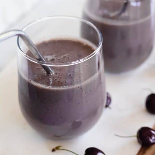 Vegan High protein chocolate smoothie