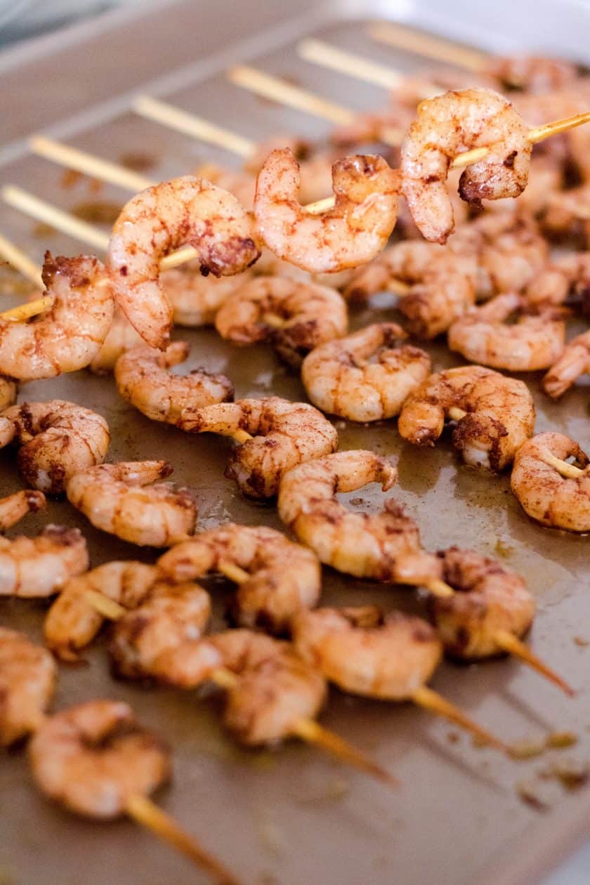The Best Healthy Baked Cinnamon Shrimp Skewers Lifestyle of a Foodie