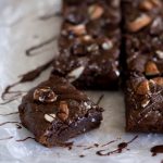 Healthy Vegan Double chocolate Brownies