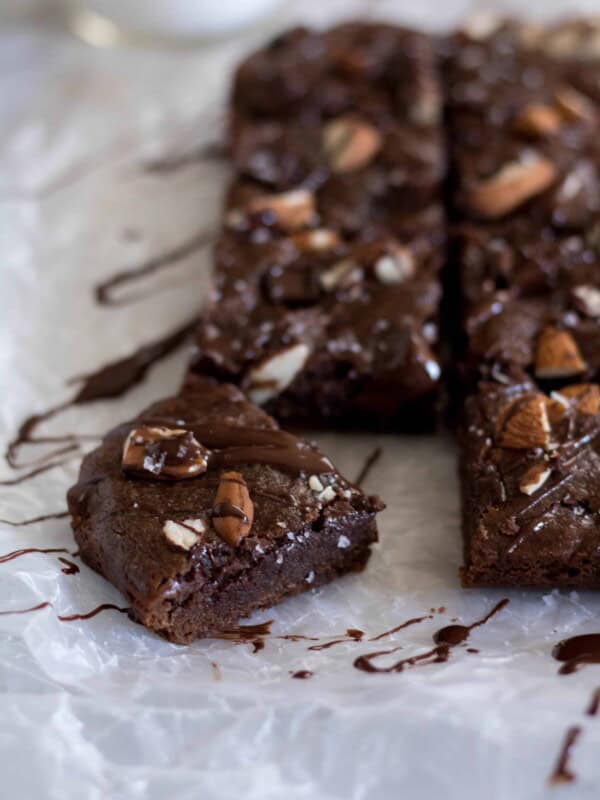 Healthy Vegan Double chocolate Brownies