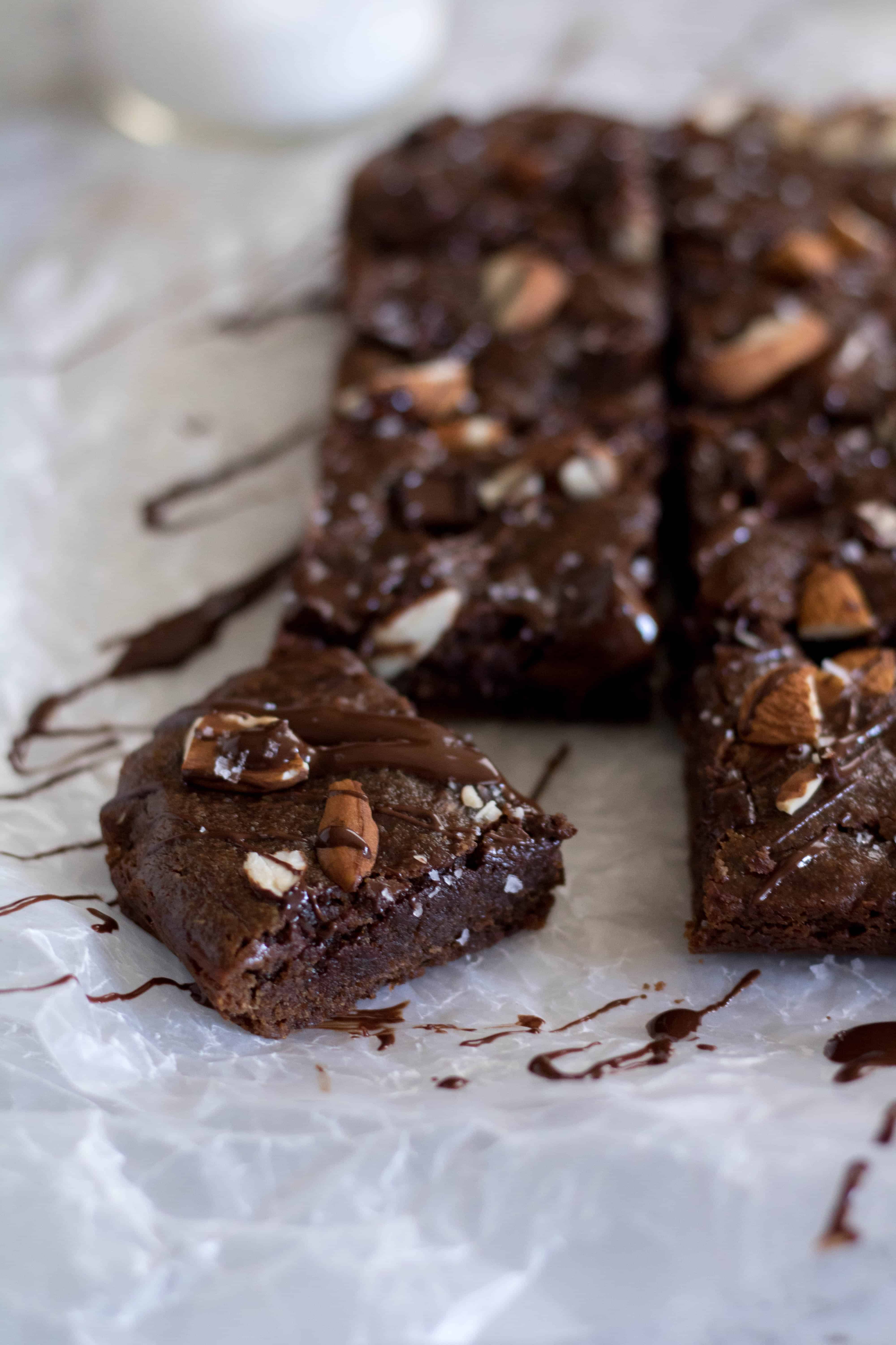 Double Chocolate M&M Brownies