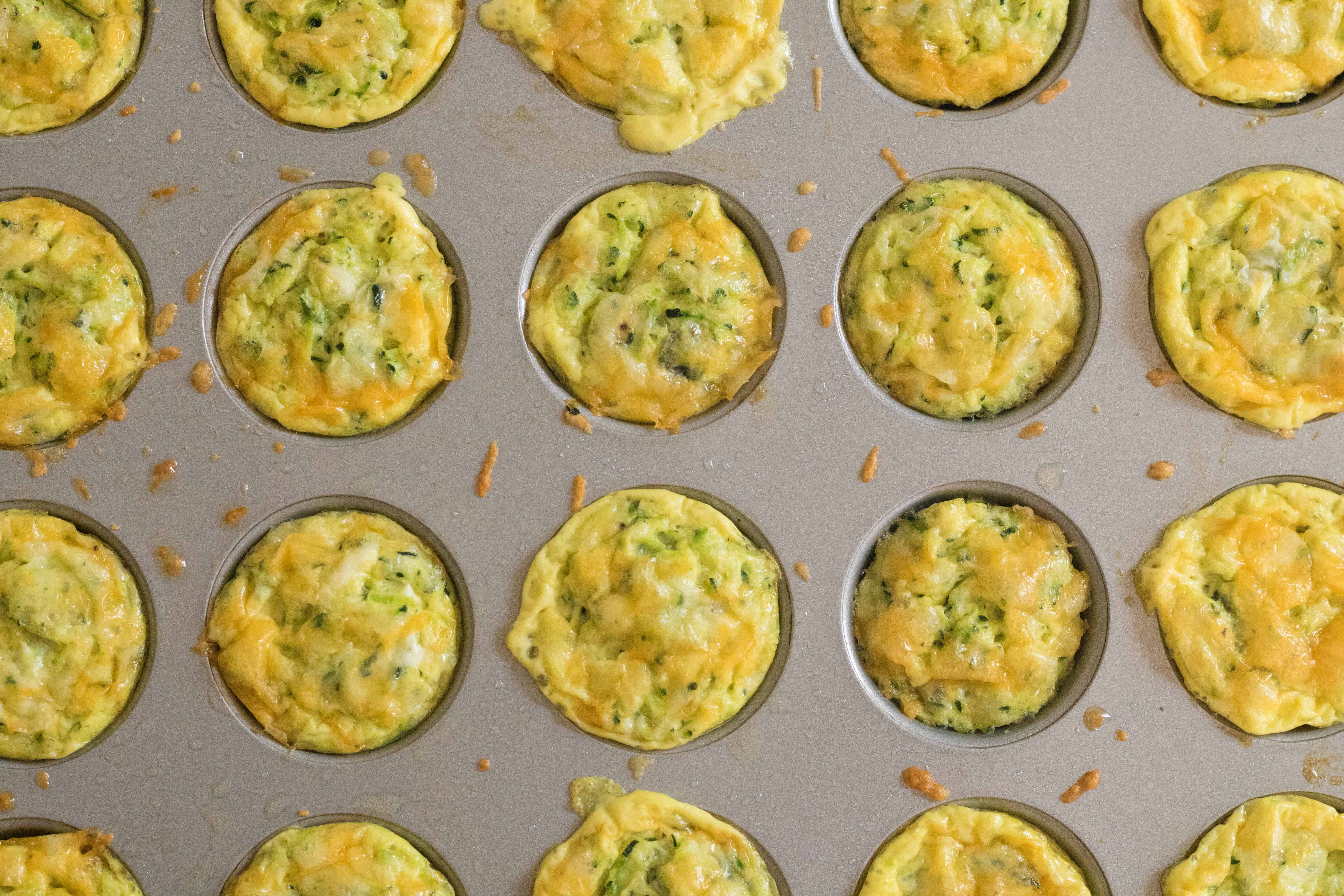 delicious mini Zuccini Frittatas!