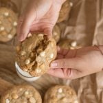 No chill brown butter white chocolate macadamia nut cookies