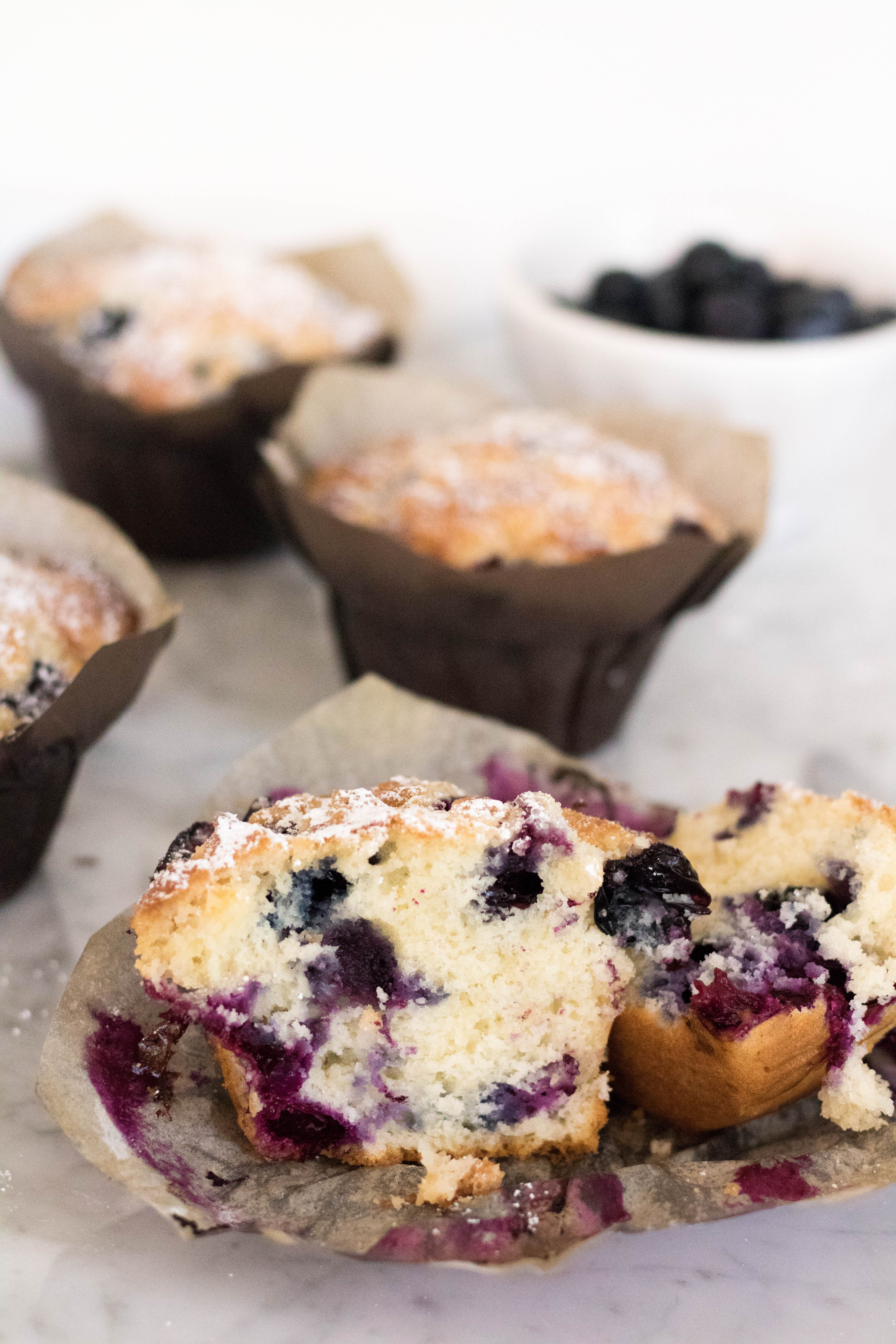 Bakery Style Blueberry Muffin