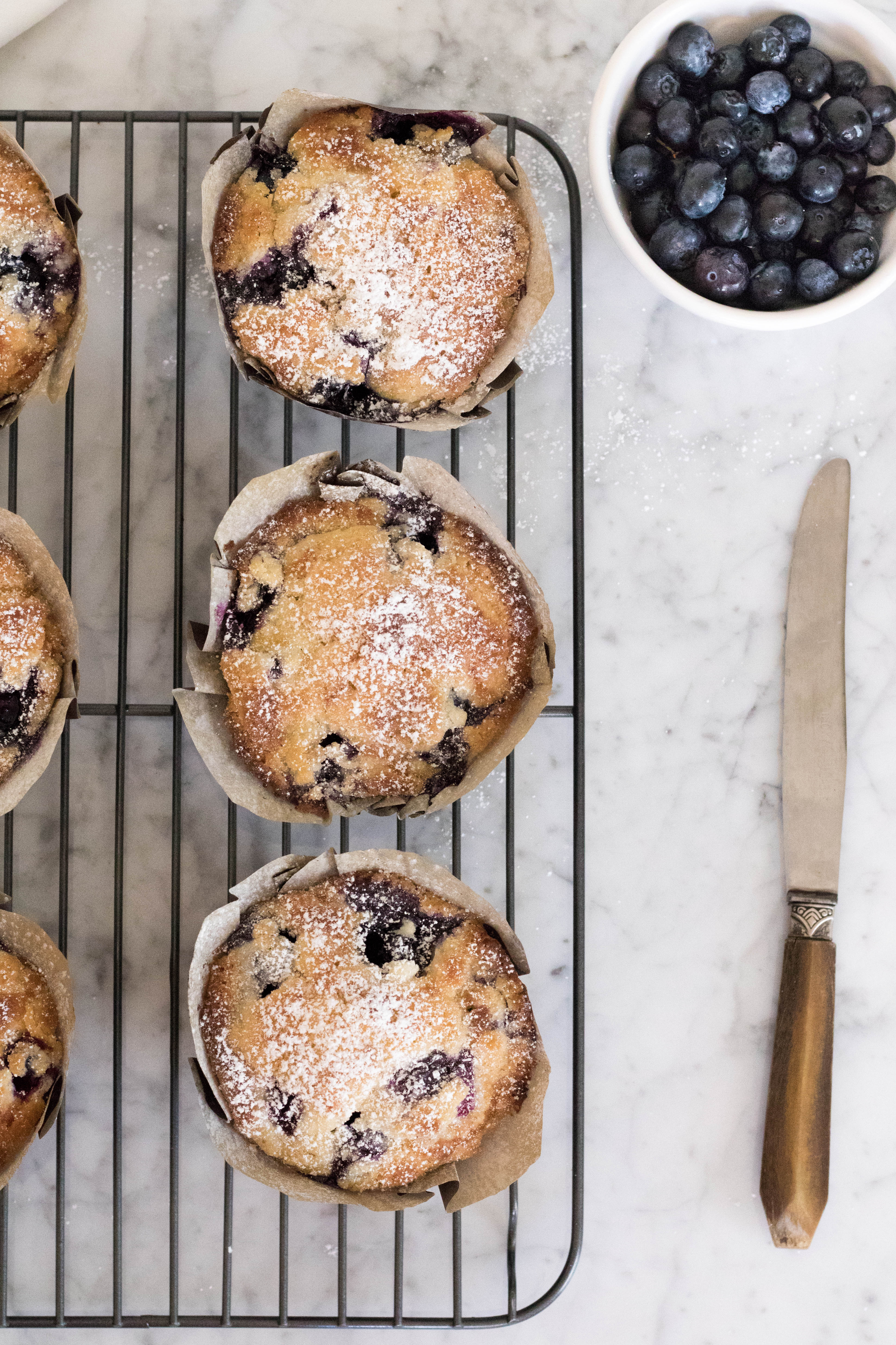 Bakery Style Blueberry Muffin