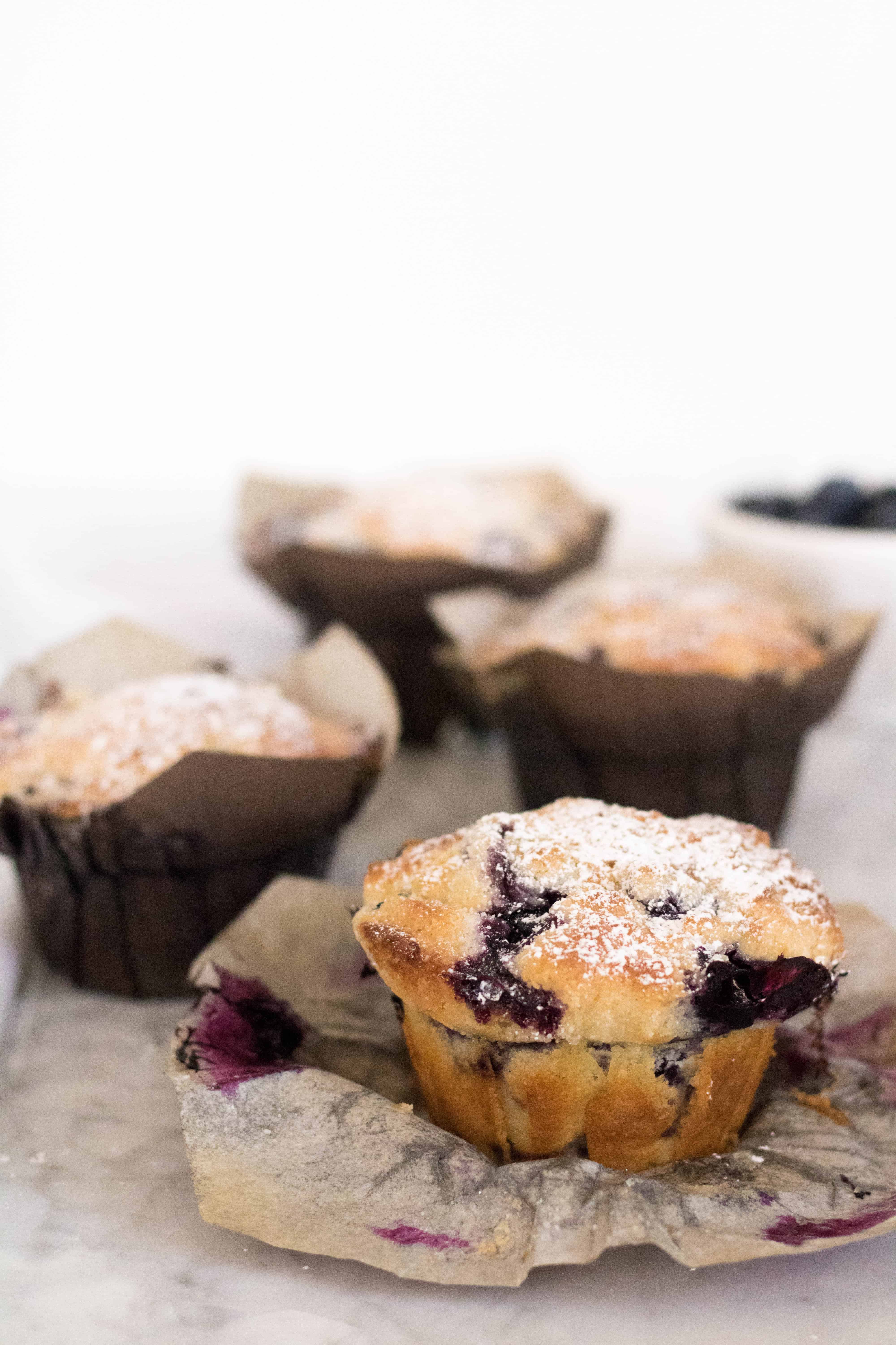 Bakery Style Blueberry Muffin