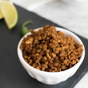 Vegan Tempeh Taco Meat