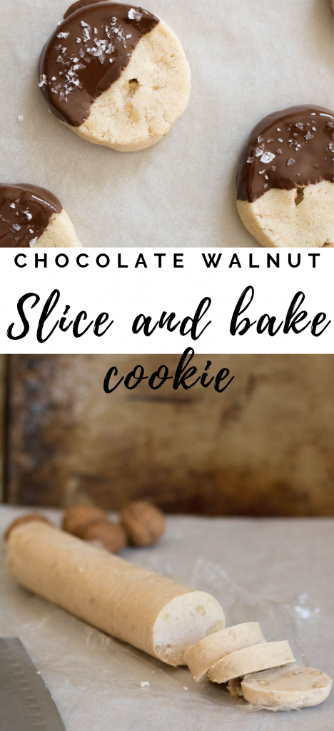 Chocolate walnut slice and bake cookies