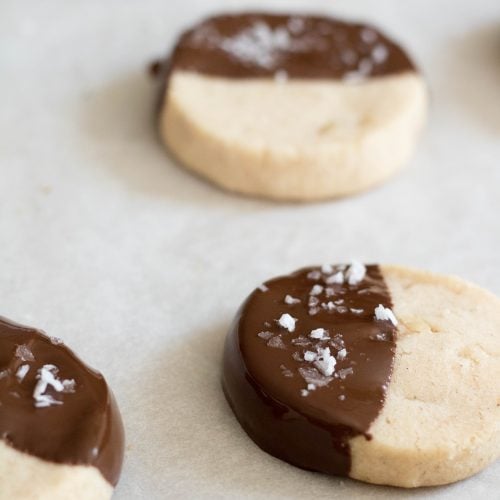 Chocolate walnut cut and bake cookies