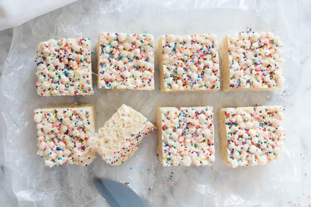 Easy Quinoa Pop krispie Treats Lifestyle of a Foodie