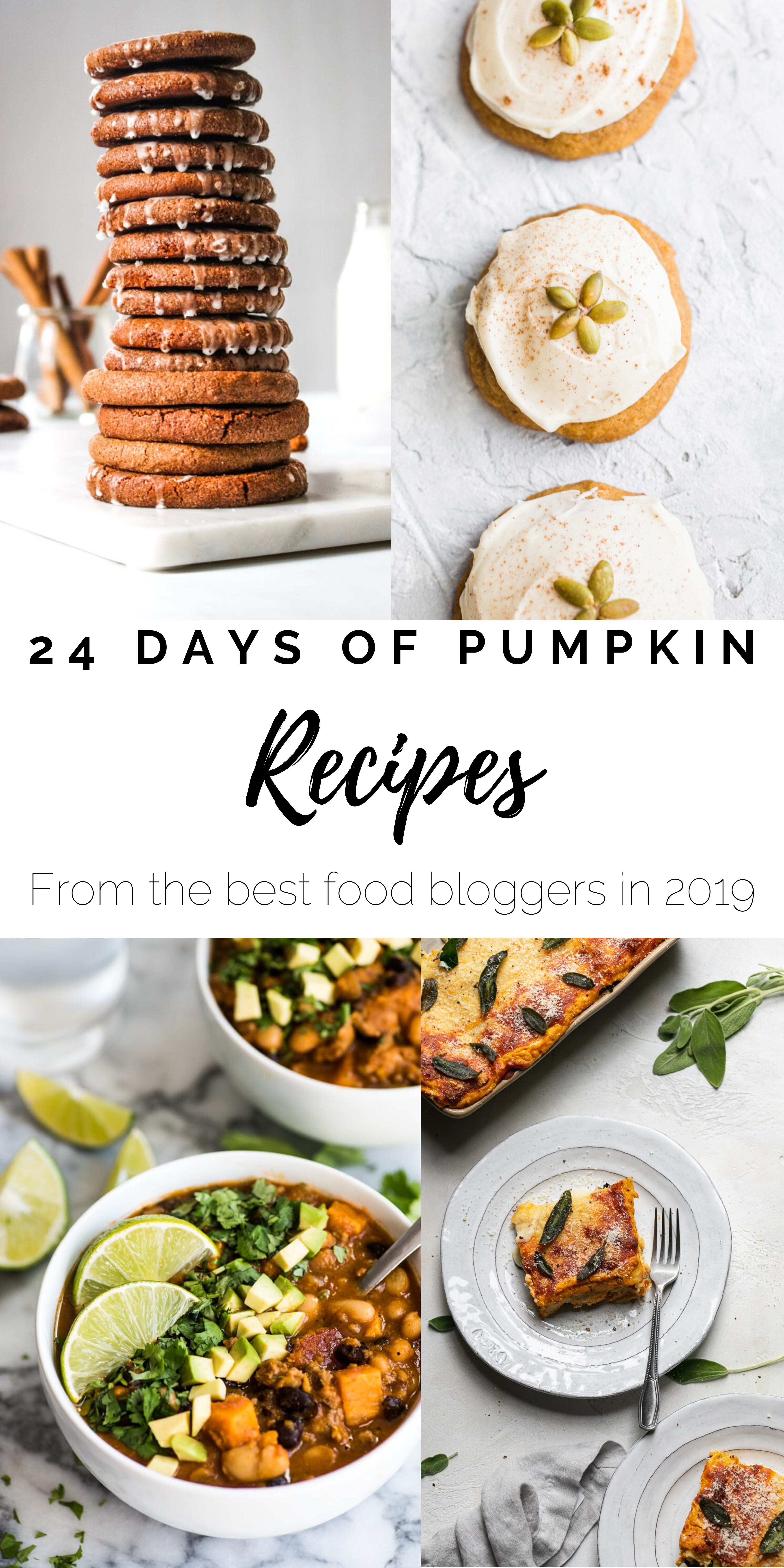 24 days of pumpkin recipe collection