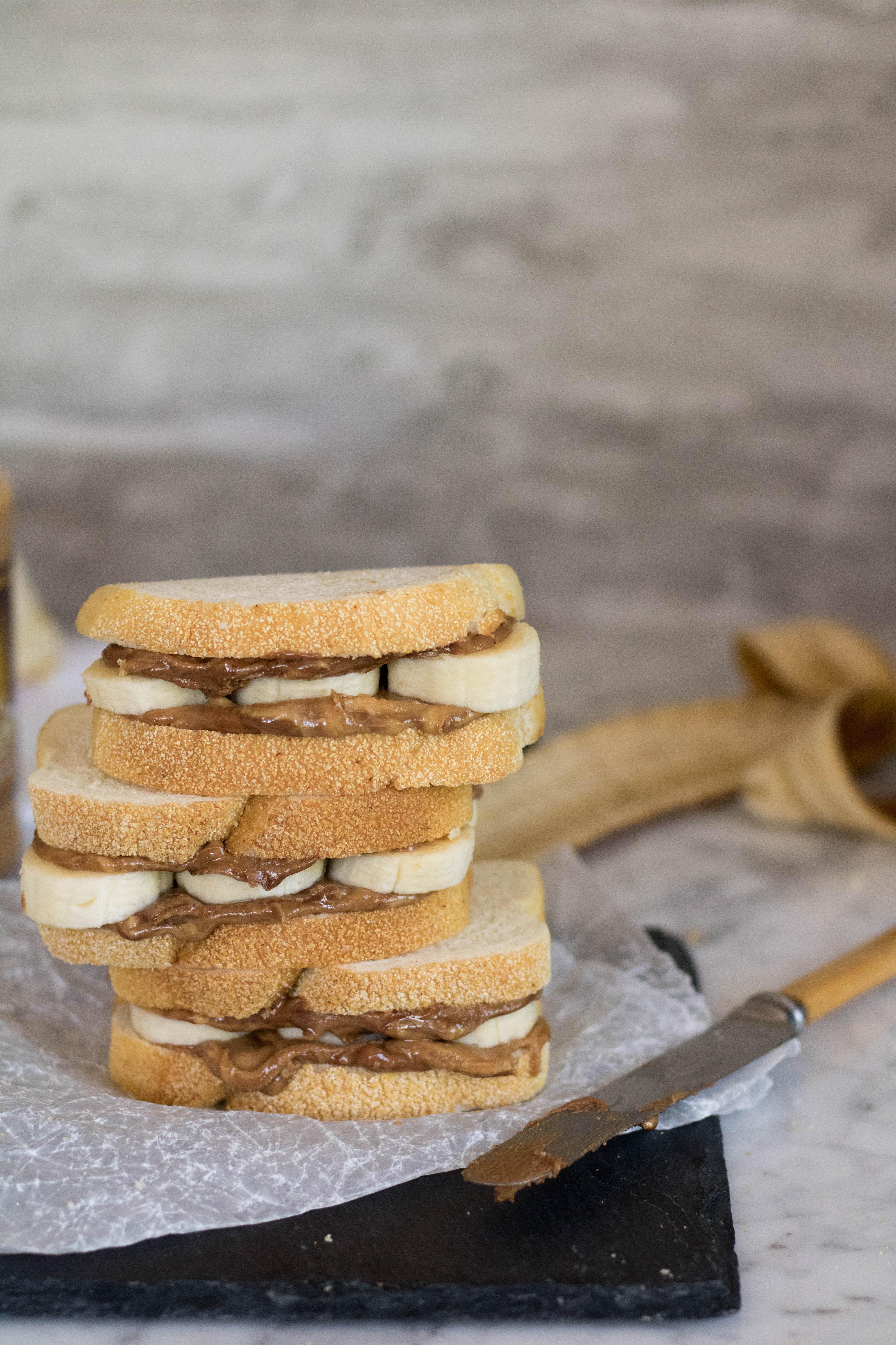 Grilled Peanut Butter Banana Sandwich - Lifestyle of a Foodie