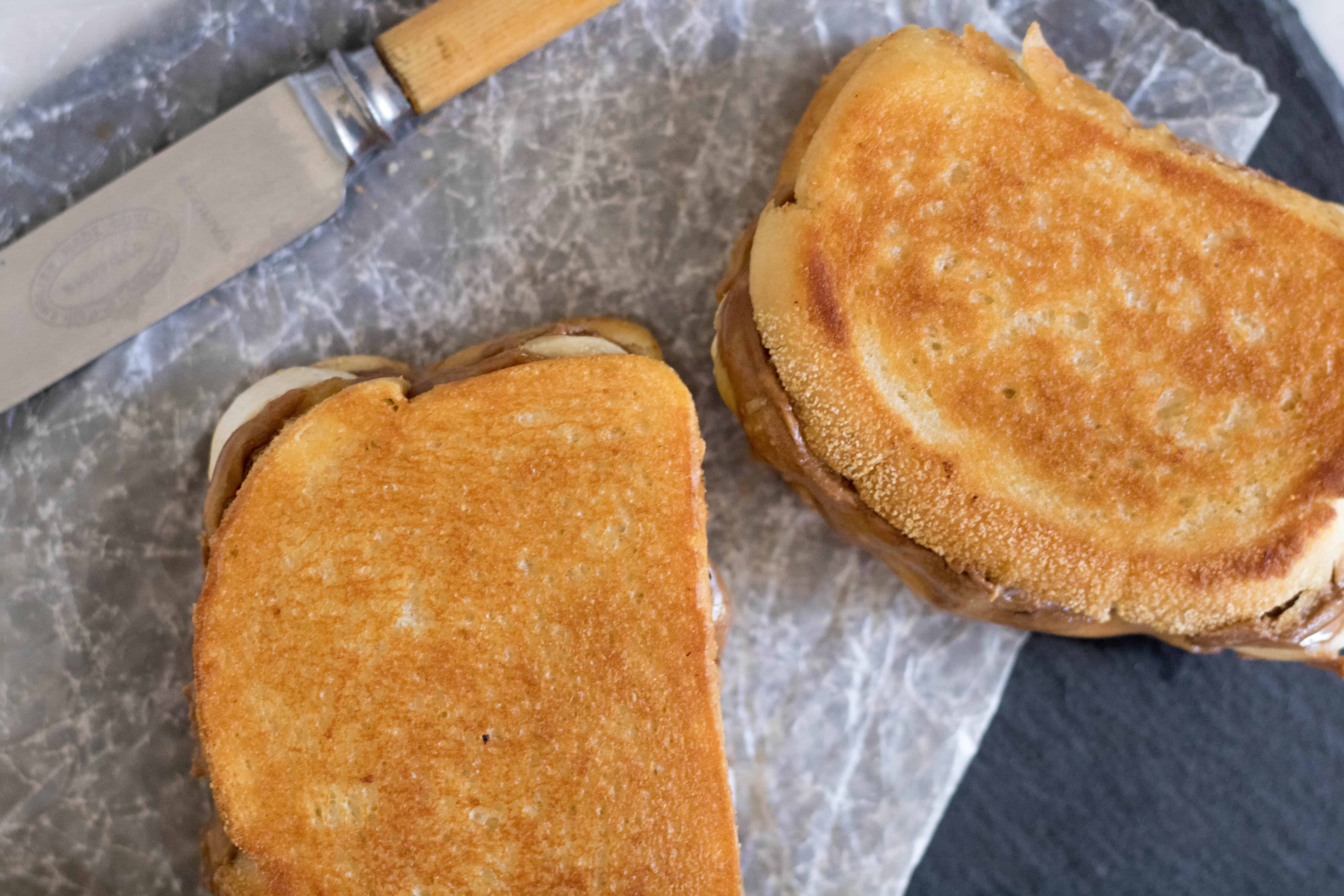 toasted bread for a toasted sandwich