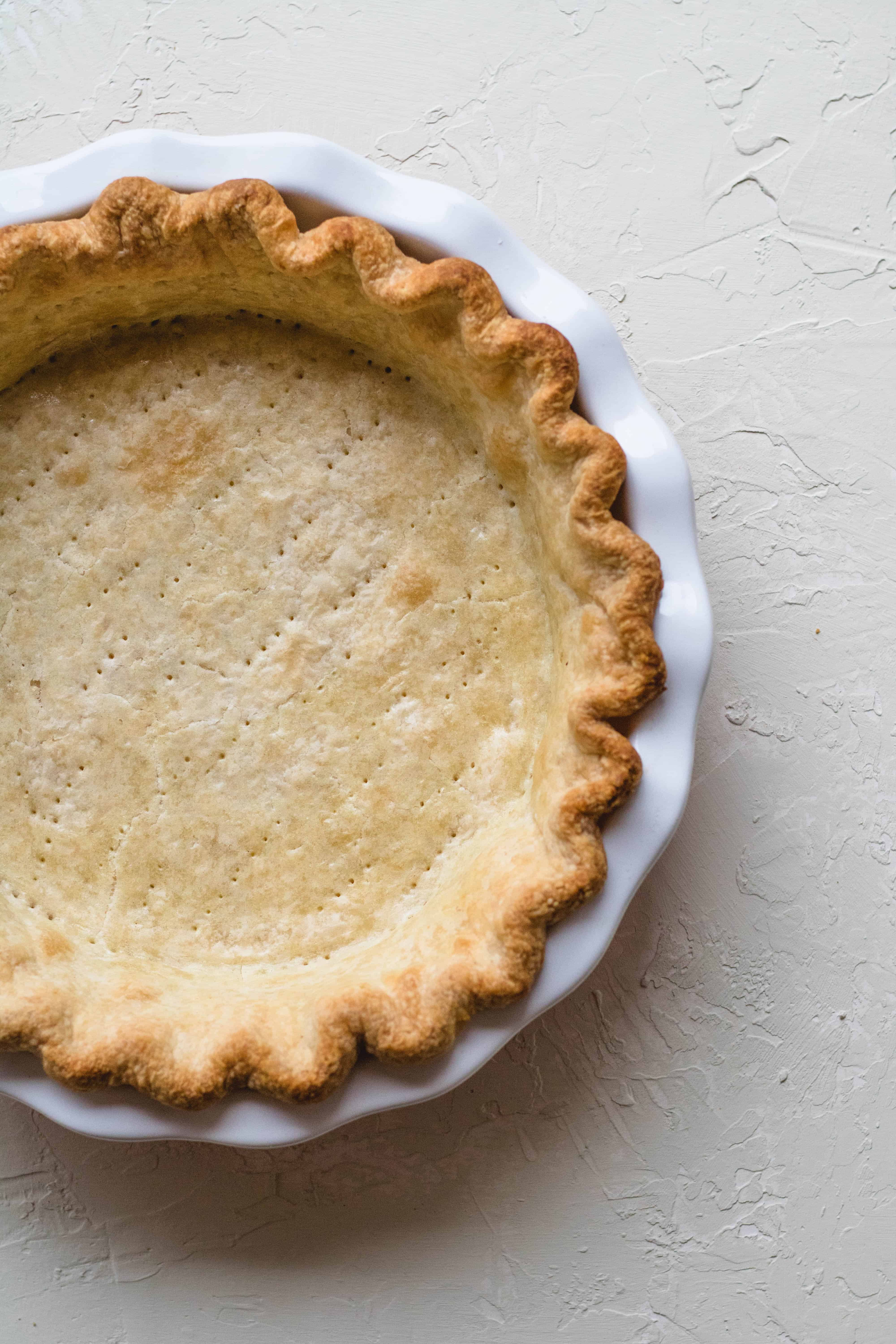 Homemade butter pie crust