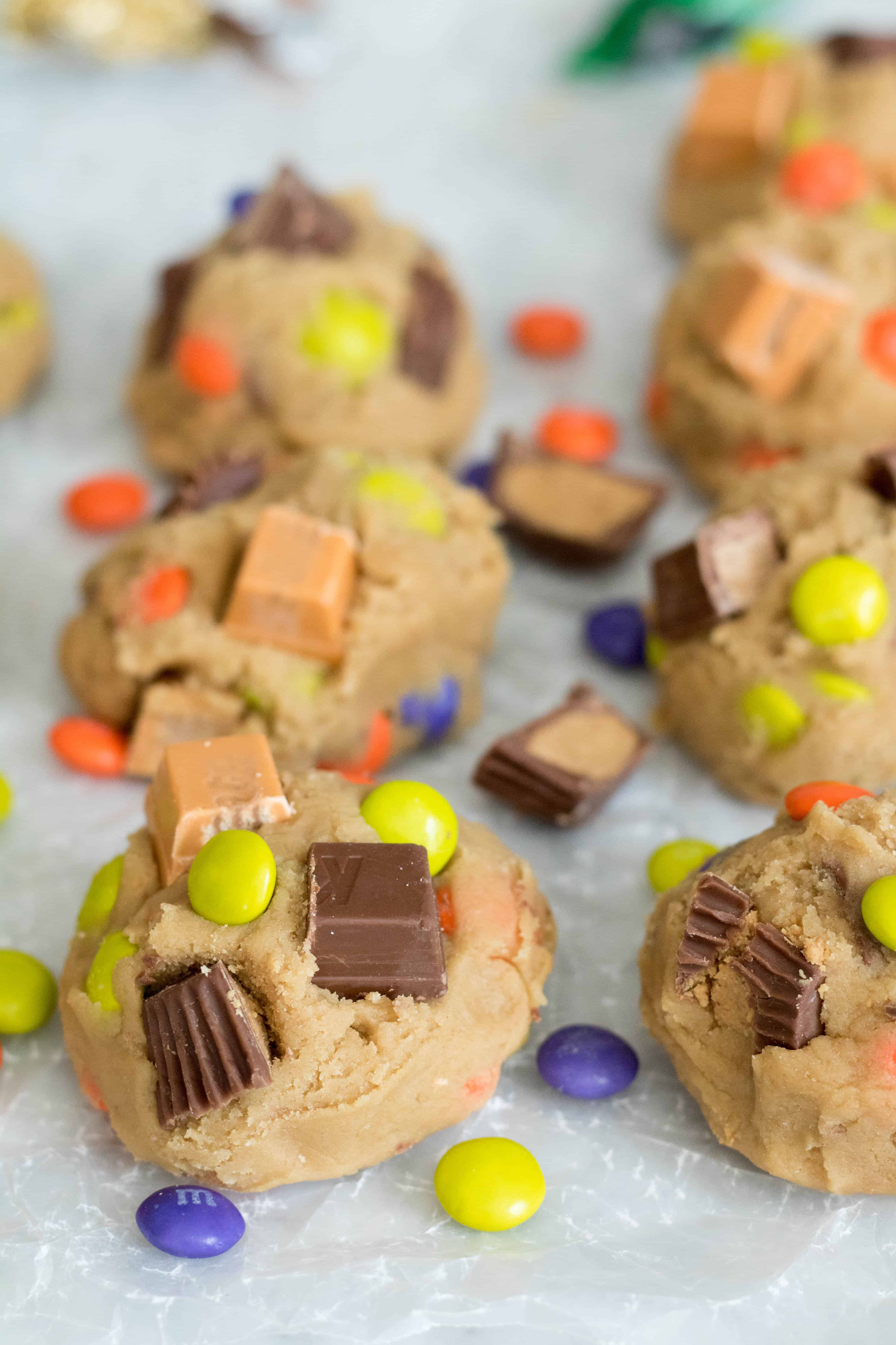 The best Leftover Halloween Candy Cookies | Lifestyle of a Foodie