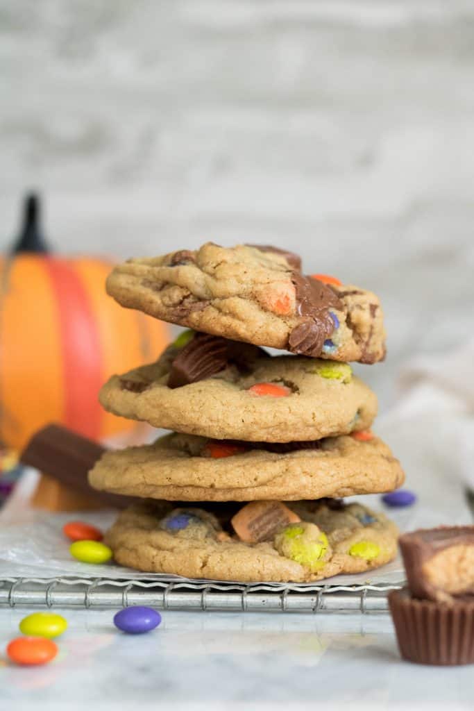 Leftover Halloween Candy Cookie Bars - Butternut Bakery