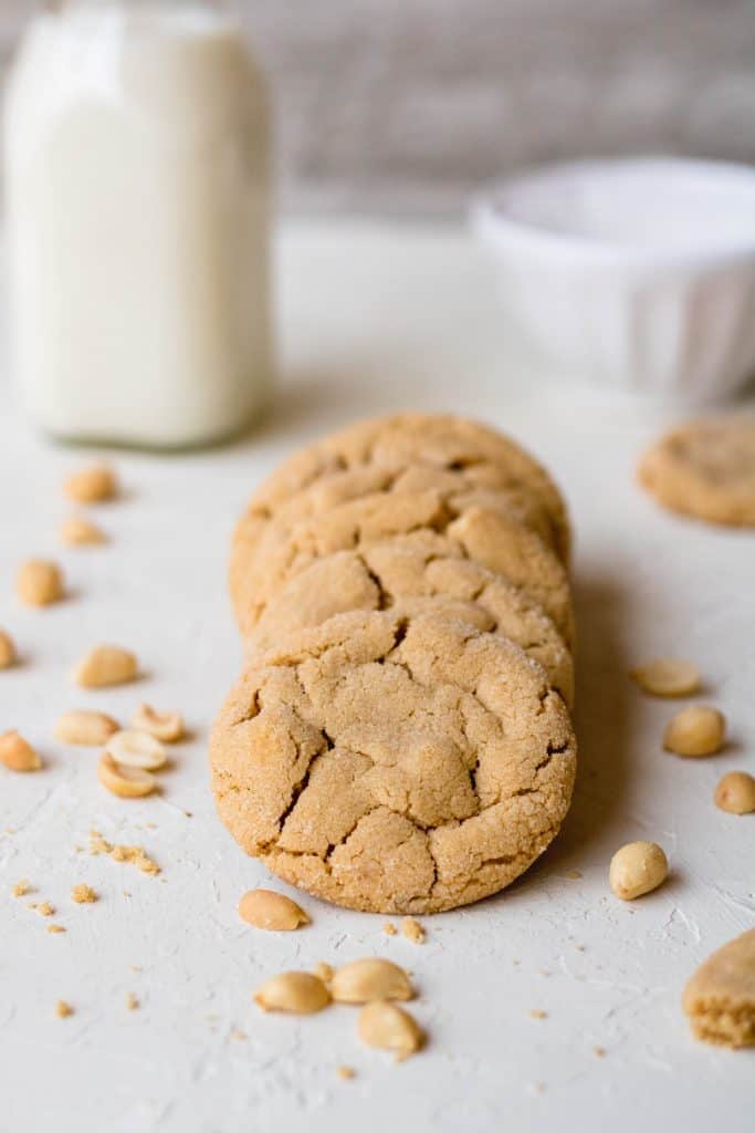 Small batch peanut butter cookies