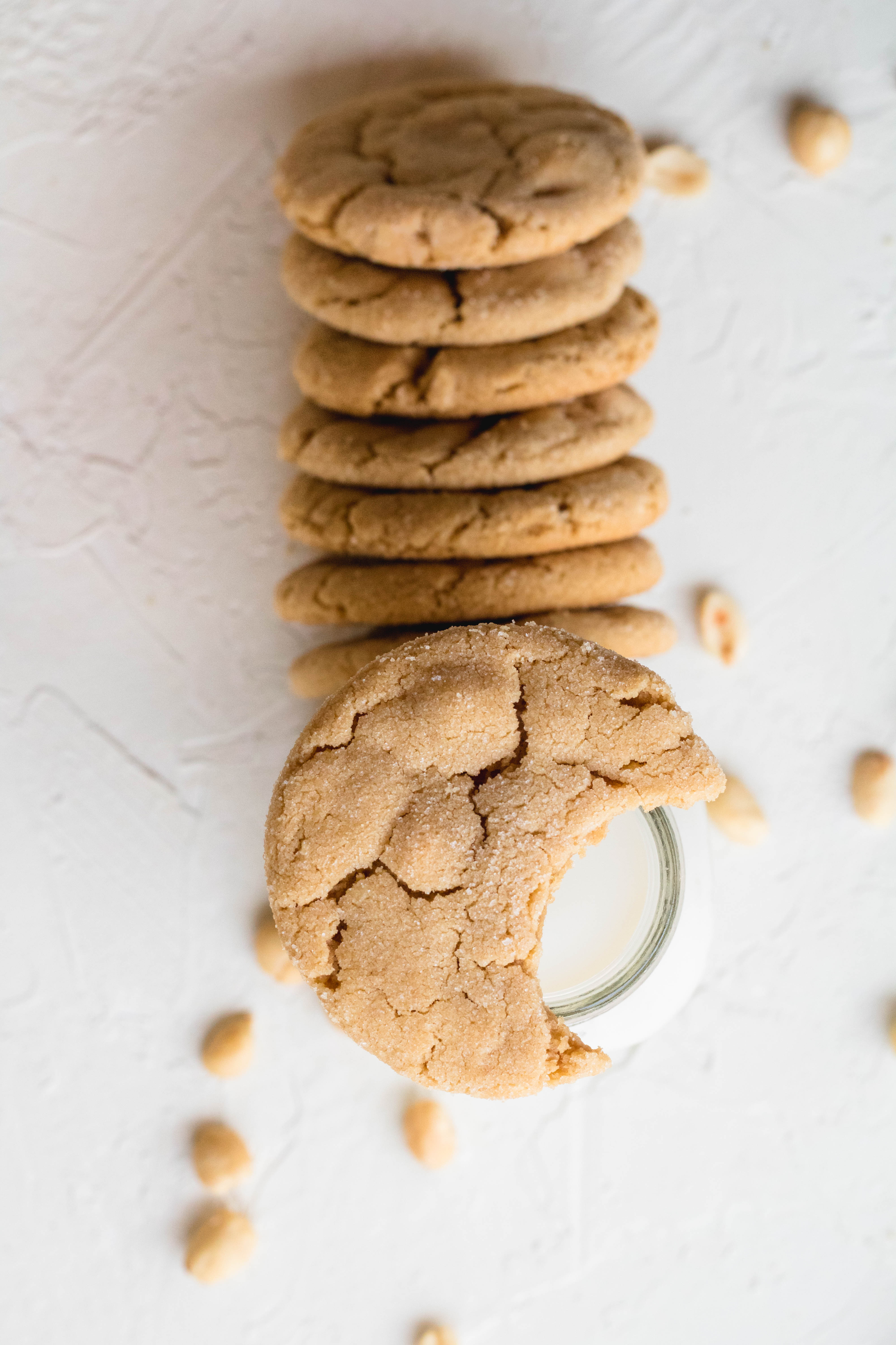 small batch soft peanut butter cookies