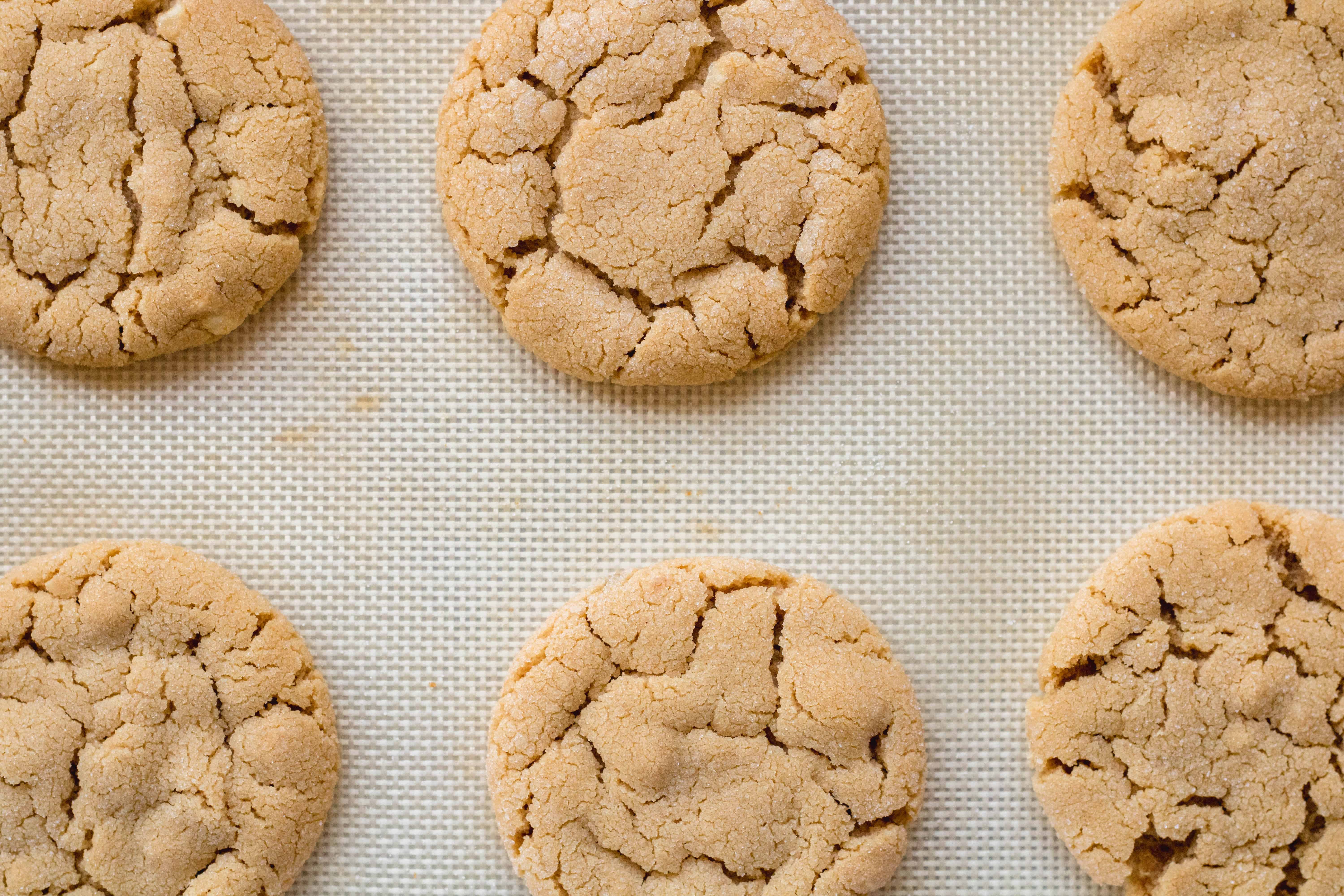 Baked small batch peanut butter cookies