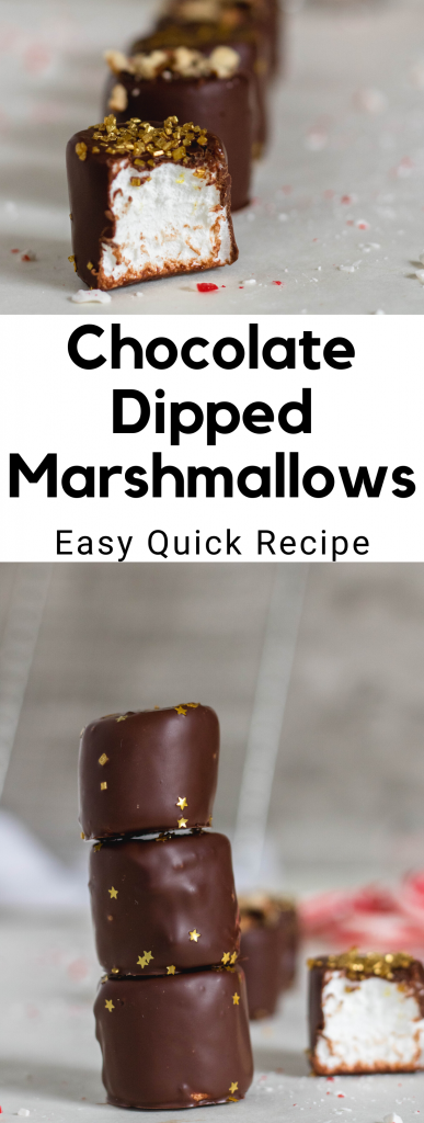 How to make chocolate dipped marshmallows