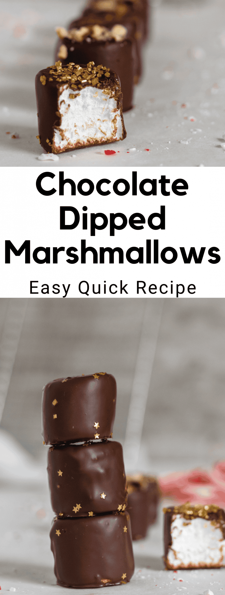 The easiest Chocolate Covered Marshmallows Lifestyle of a Foodie