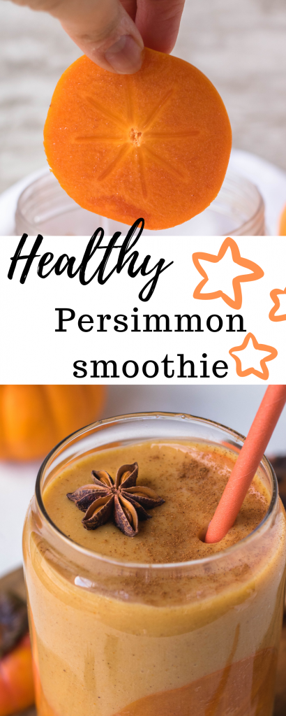Fall persimmon smoothie