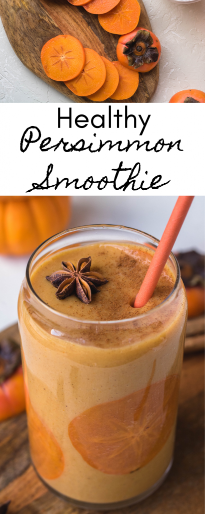 easy persimmon smoothie