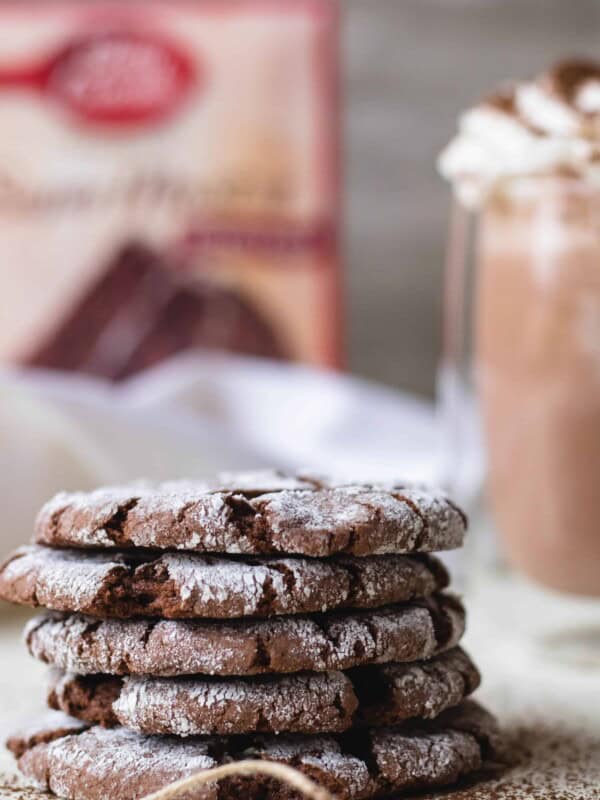 The best cake mix crinkle cookies
