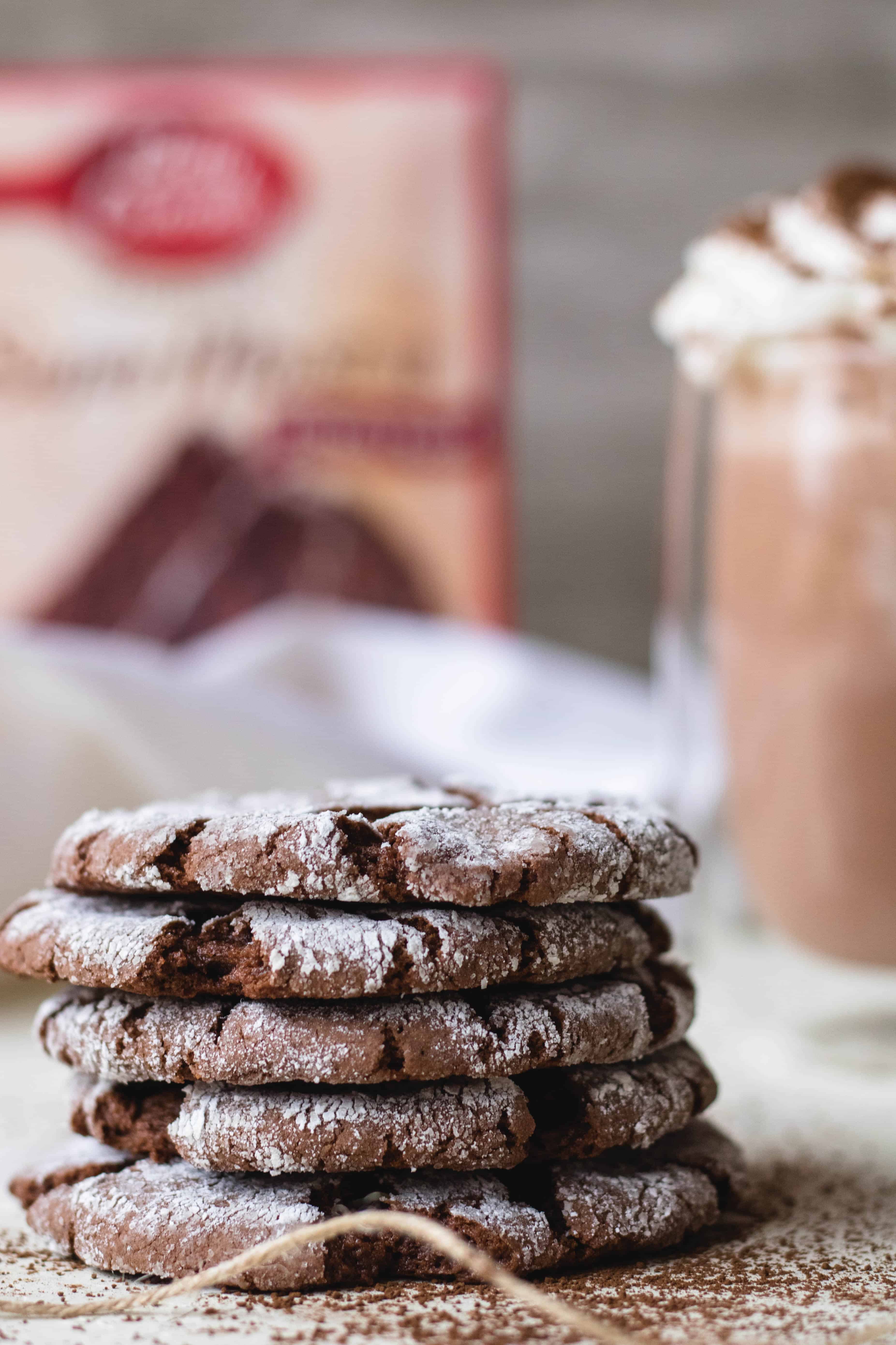 The best cake mix crinkle cookies