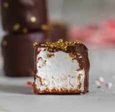 Chocolate covered marshmallow