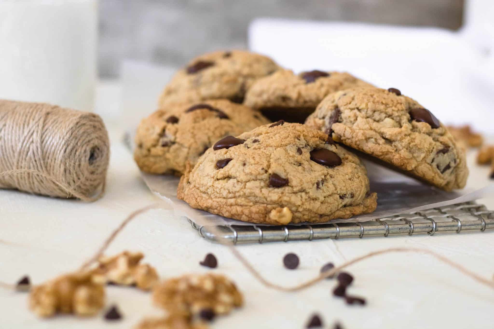 Walnut chocolate chip cookies Lifestyle of a Foodie