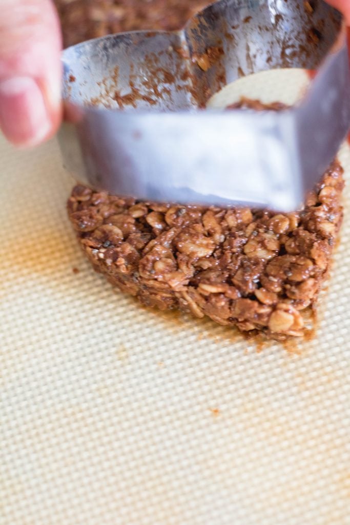 Heart valentine's healthy cookies