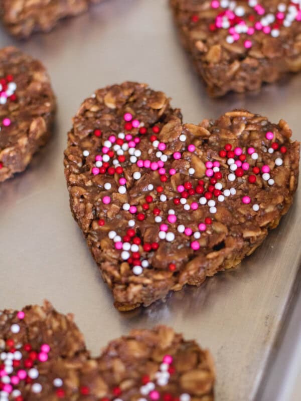 Healthy No Bake Cookies for valentine's day cookie ideas