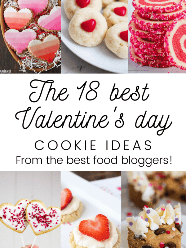 Best valentine's day cookie ideas collage for pinterest