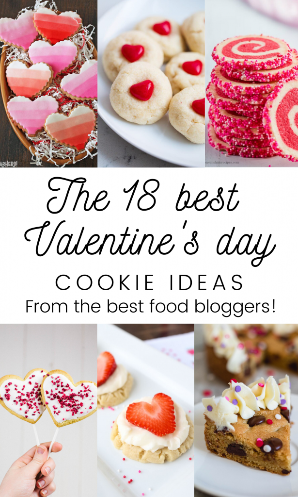 Best valentine's day cookie ideas collage for pinterest