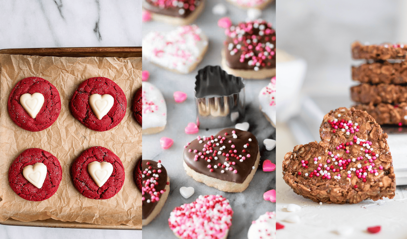 Valentine's Day Sugar Cookies Dipped in Chocolate are Easy and Elegant