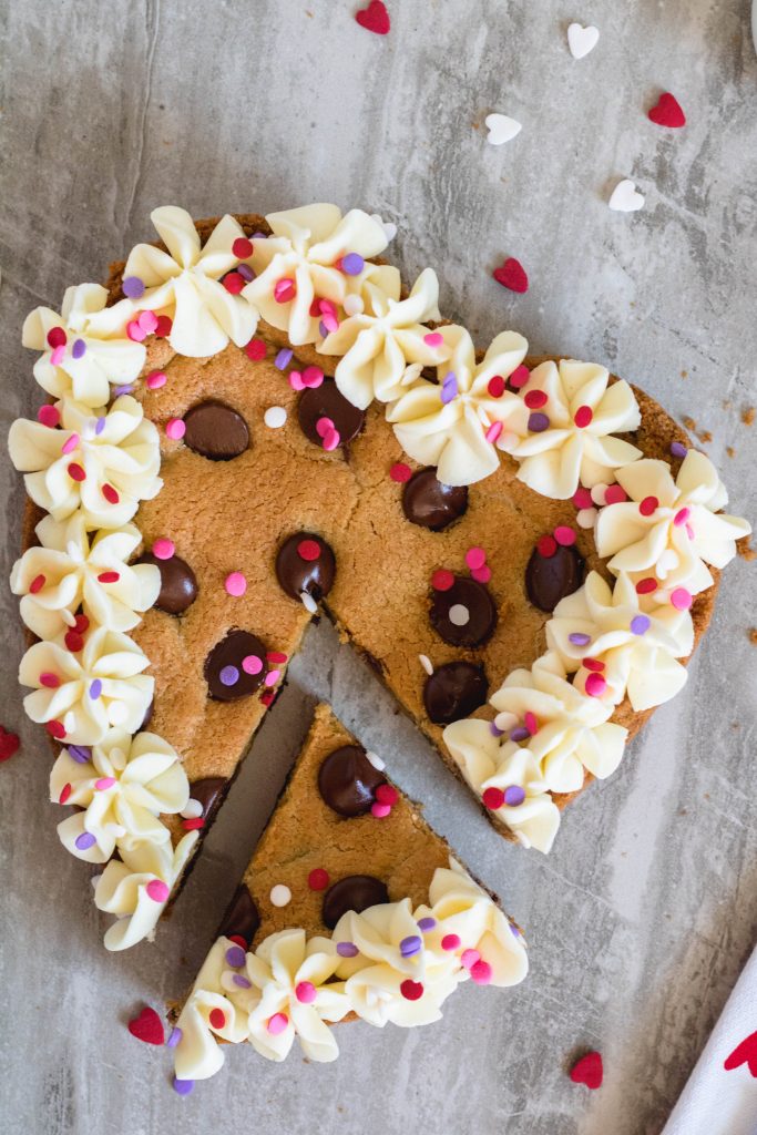 6 inch heart cookie cake