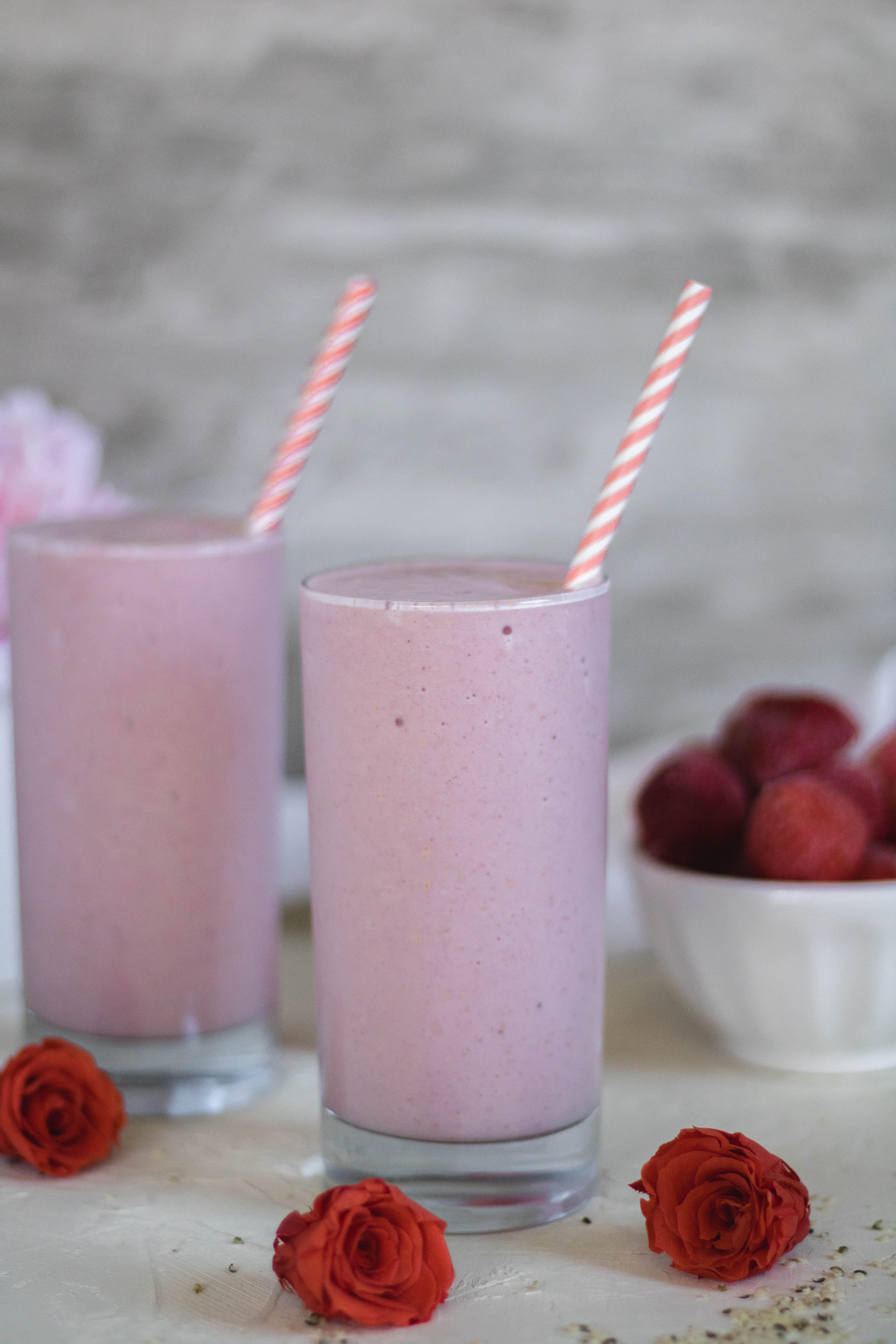 Perfect valentine's day smoothie recipe for two